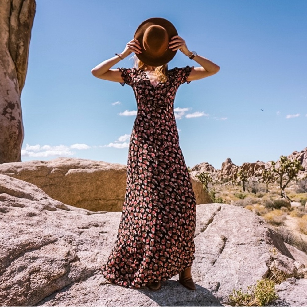 Reformation Floral Maxi Dress
